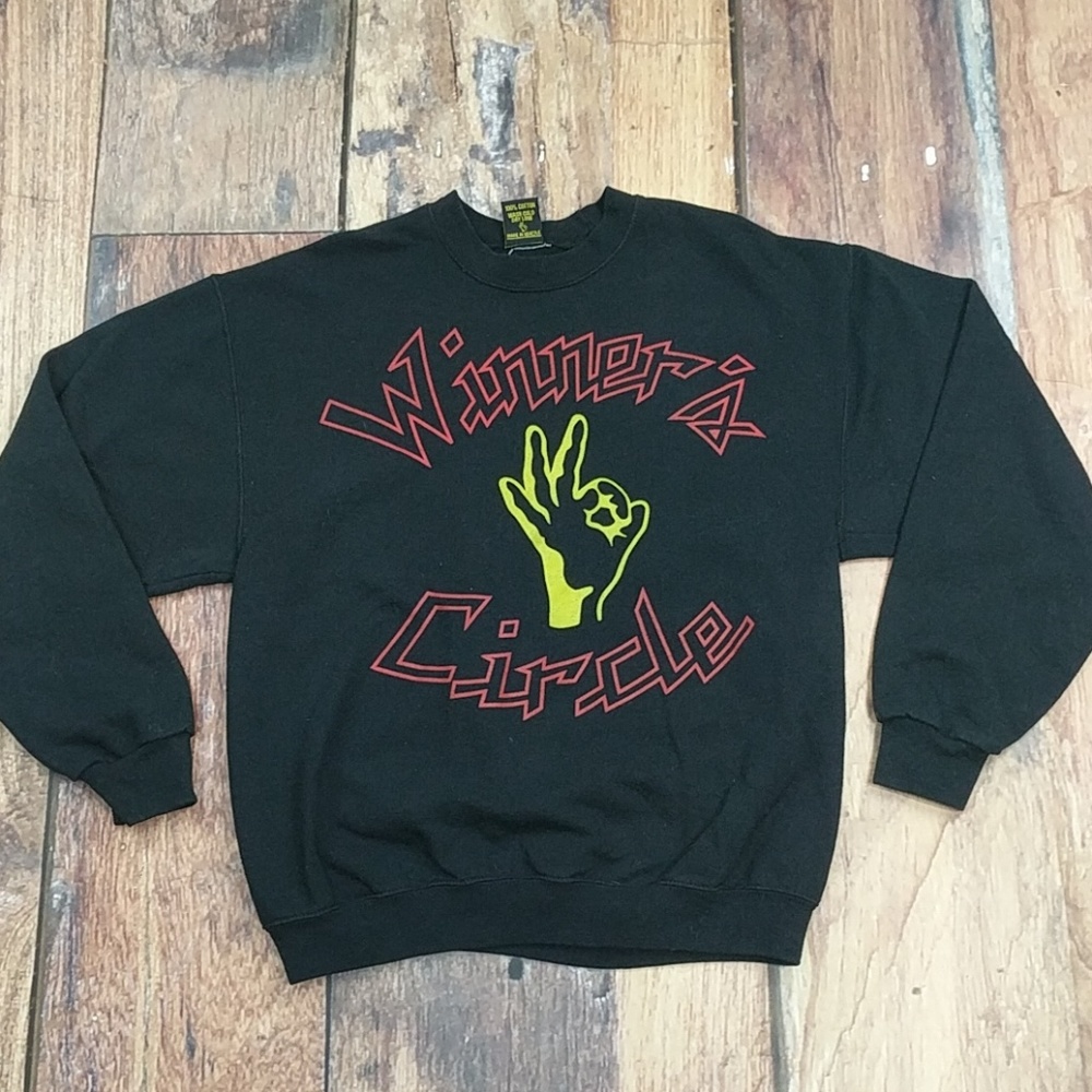 Winner's Circle Seattle Boutique Custom Pullover Crewneck Sweatshirt Size Medium